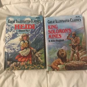 🎉3 for $10- Vintage Books - Heidi & King Solomon’s Mines